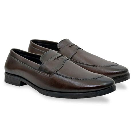Dusk N Dazzling Brown Penny Loafer For Men - Stylish Footwear