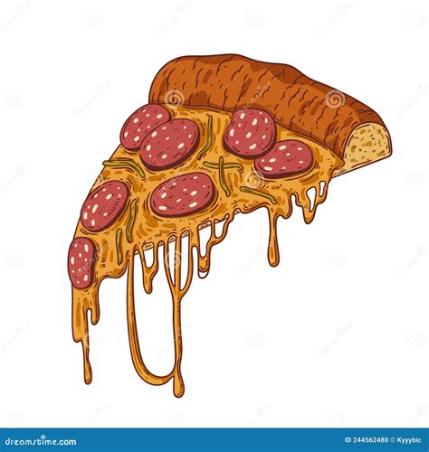 Pizza Slice Illustration