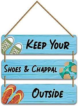 DeCorner Decorative Wooden Printed all Hanger | Wall Hanging Decor ...