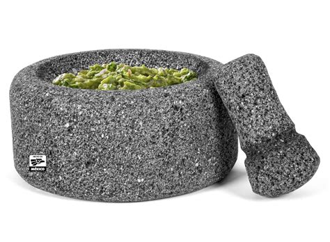 Snapklik.com : Genuine Handmade Mexican Mortar And Pestle, Molcajete De ...