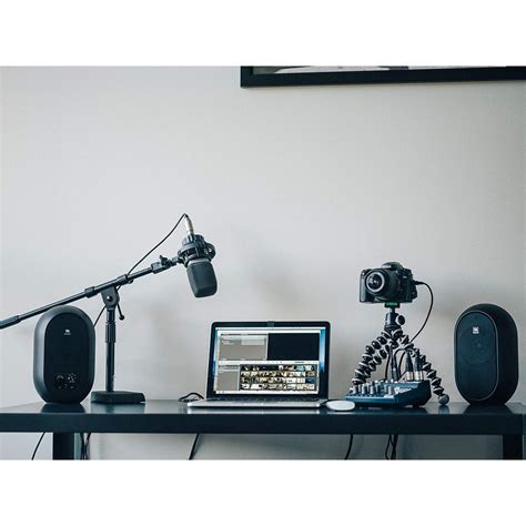JBL Professional Series 104-BT Compact Desktop Reference Monitors with ...