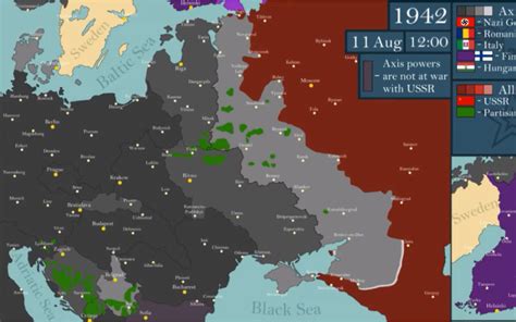 【历史地图】二战东线战场每半天战线变化（1941～1945）_哔哩哔哩_bilibili