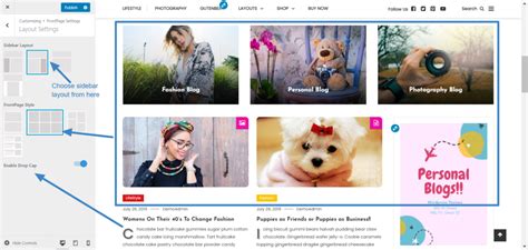 Layout Setting 的图像结果