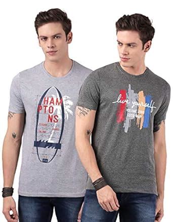Buy Volume Zero Men's TRNEDY Combo Pack of Two T-Shirts (R-Neck)|S| at ...