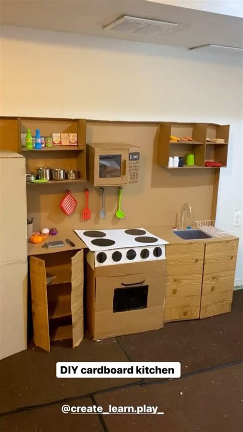 Image result for How to Make Kitchen Model with Cardboard