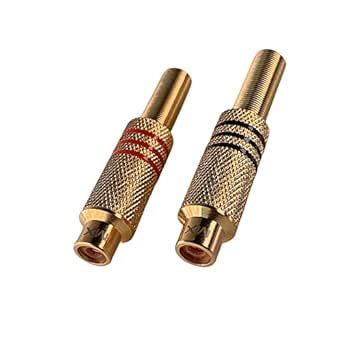 MX RCA FEMALE CONNECTOR IDEAL FOR AUDIO SUBWOOFER SPEAKER HOME THEATER ...