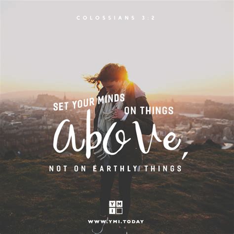 Typography: Colossians 3:2 – YMI