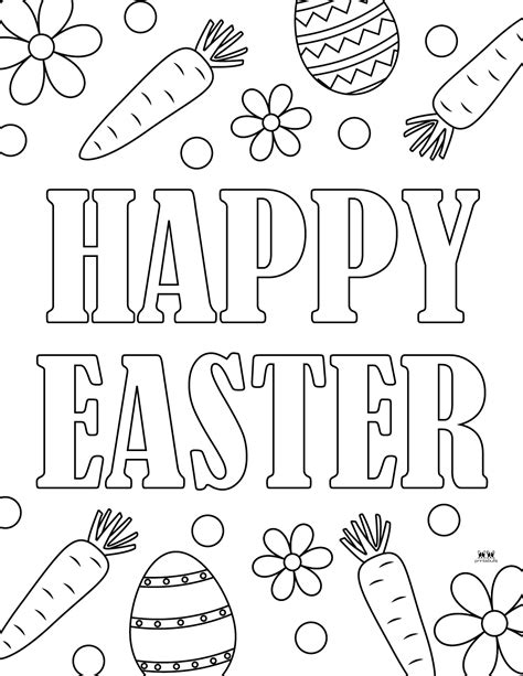 Easter Coloring Pages - 51 FREE Printables - PrintaBulk