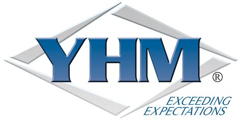 YMH Letter Technology Logo Design on White Background. YMH Creative ...