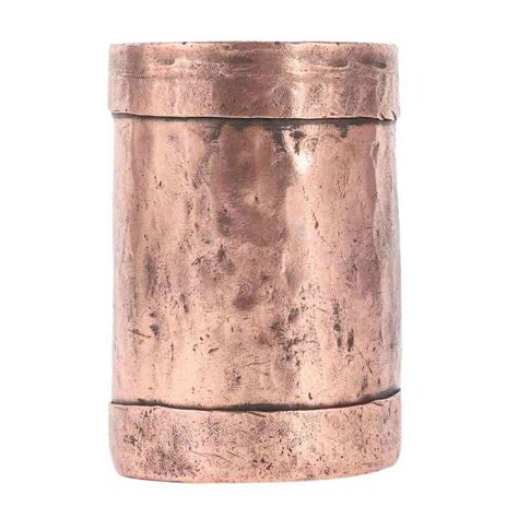 Brass And Copper Seer Measure Cup or Indian Weight Measure