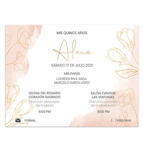 Invitaciones De Quince Anos