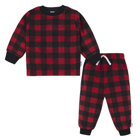 Gerber Baby and Toddler Boys Fleece Pajamas, 2 Piece, Sizes 12 Months ...