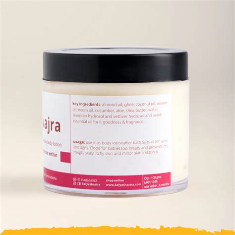 vajra - body cream - 50/100 gms – kalyashastra