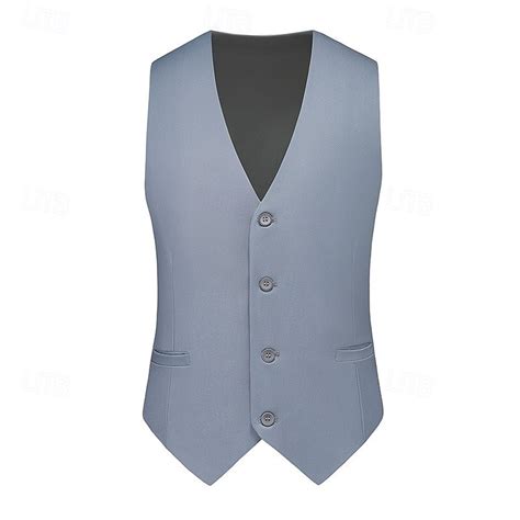 Men's Vest Waistcoat Gilet Vacation Daily Date Fashion Casual Spring ...
