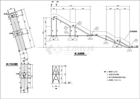 4部不同种类的钢结构楼梯施工详图_节点详图_土木在线