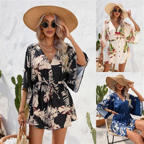 Women's Print Flare Sleeves Short Bohemian Dresses_22_Daily Deals ...