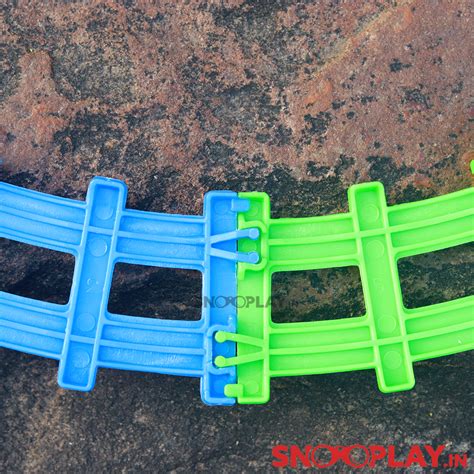 Buy Cartoon Toy Train Set For Kids (Battery Operated) 11 Pieces Set on ...