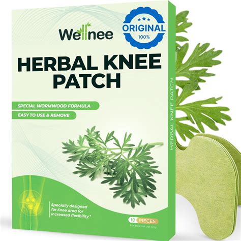 Wellnee Original Herbal Knee Patch - Wellknee Plaster for Knee Support ...