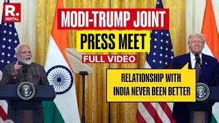 VIDEO: PM Modi, Trump Joint Presser: Russia-Ukraine War, Bangladesh ...
