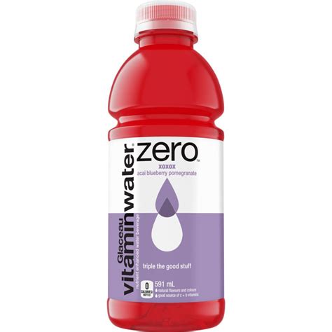 GLACÉAU VITAMIN WATER ZERO XOXOX ACAI BLUEBERRY POMEGRANATE 591mL ...