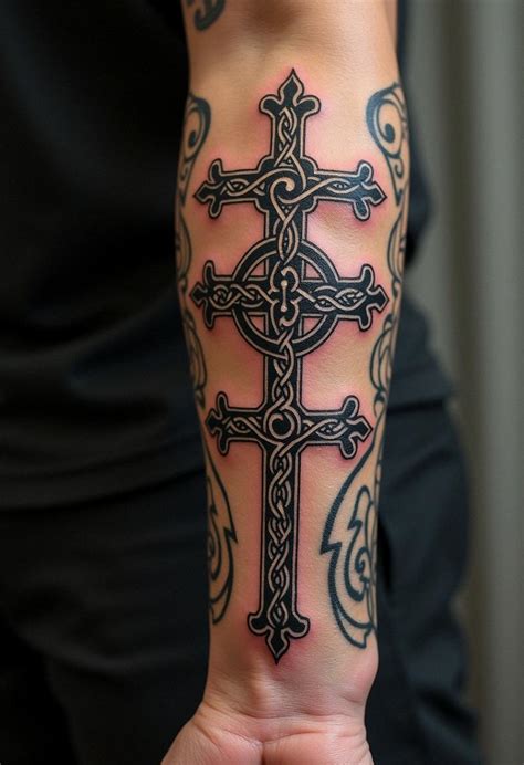 Three Cross Tattoo Design Ideas