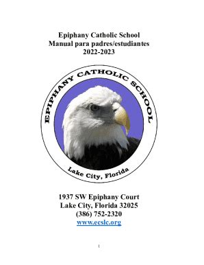 Fillable Online www.ecsmiami.orgschool-formsEpiphany Catholic ...