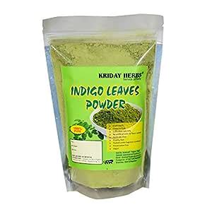 Buy KRIDAY HERBS Natural Indigo Powder (Indigofera Tinctoria ...