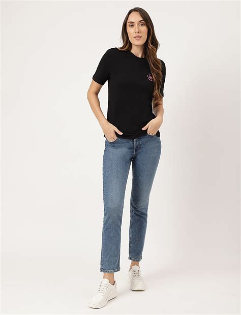 Buy Cotton Rich Fitted T-Shirt at Marks & Spencer