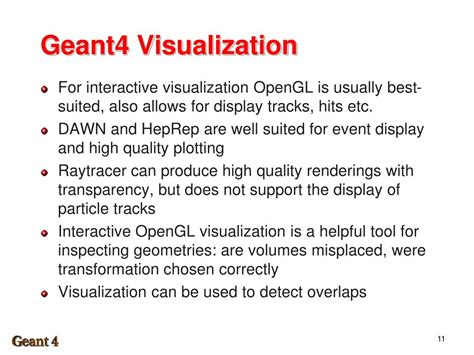 Image result for Geant4 Visualization