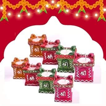 BB BACKBENCHERS Decorative Gel Wax Tea Light Candles for Diwali ...