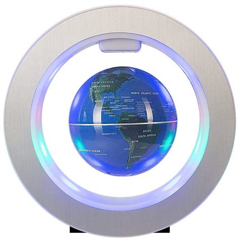 Buy GH DQY- 4 Inch Floating Globe with LED Lights Magnetic Levitation ...