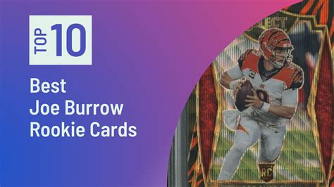 10 Best Joe Burrow Rookie Cards to Collect - Sports Card Sharks