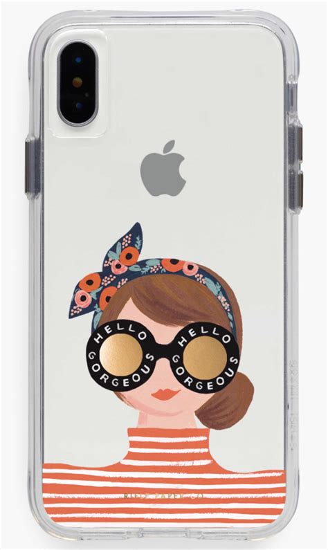Clear Hello Gorgeous iPhone Cases - iPhone Hülle | Online Shop ...
