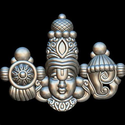 3D Model Of Balaji Pendant Design