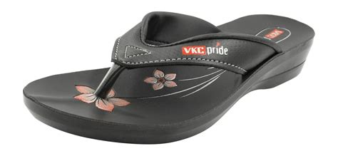 Buy VKC Women's Black Fashion Sandals - 9 UK at Amazon.in