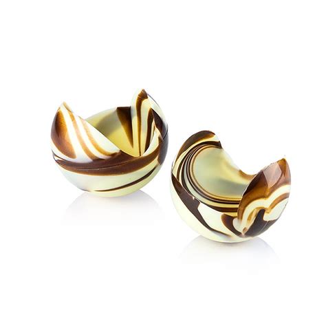 Cetakan coklat mawar, sedang, marmer putih, Ø 60 mm, La Rose Noire ...