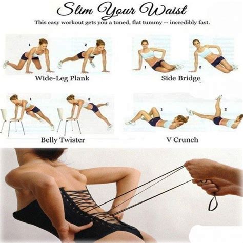 Slim Your Waist - Easy Workout To Get Your Toned And Flat Tummy ...