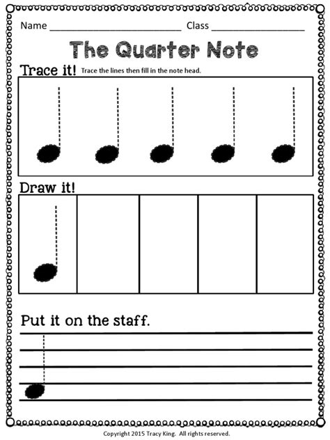Image result for Half Note Worksheet