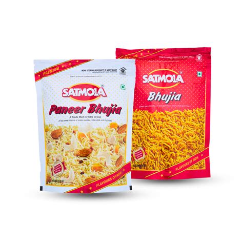 Paneer Bhujia 300g + Bikaneri Bhujia 400g Combo Pack – SATMOLA