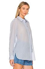 Theory Classic Menswear Shirt in Baby Blue | REVOLVE