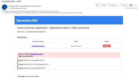 Image result for Run the Alert Rule in Azure Function