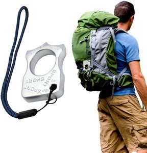 sannidhi Metal Keychain Dual Hole Design Zinc Compact Tool Key Chain ...