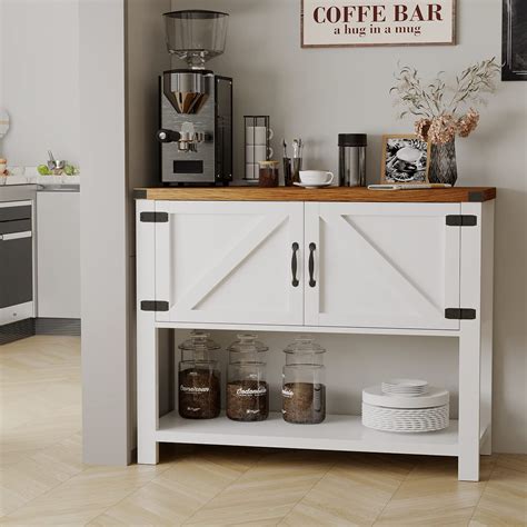 Bar Cabinet White