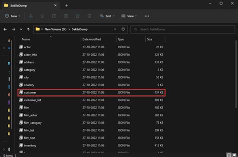 Exporting MySQL Database 的图像结果