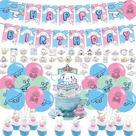 Buy Cinnamoroll Party Decorations,Birthday Party Supplies For ...