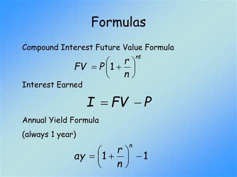 Image result for Compound Rate Annually Math Formula
