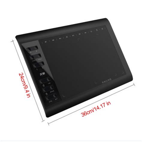 10x6 USB Graphics Drawing Tablet with Large Screen India | Ubuy