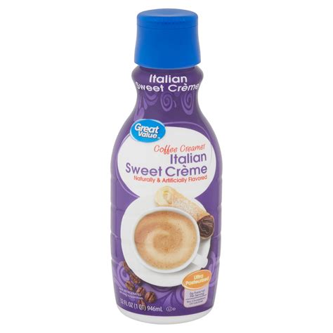 Great Value Italian Sweet Creme Coffee Creamer, 32 fl oz - Walmart.com ...