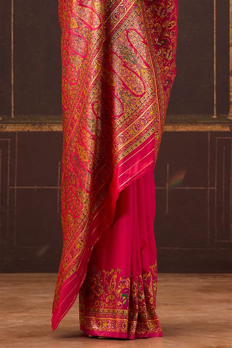 Rani Soft Silk Kalamkari Woven Saree