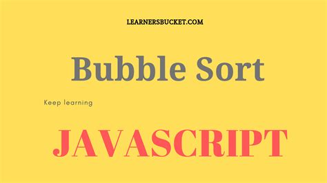 Image result for Bubble Sort in JavaScript